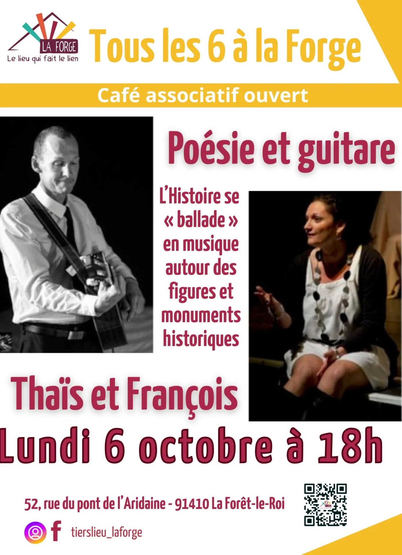 Tous les 6 poesie la forge