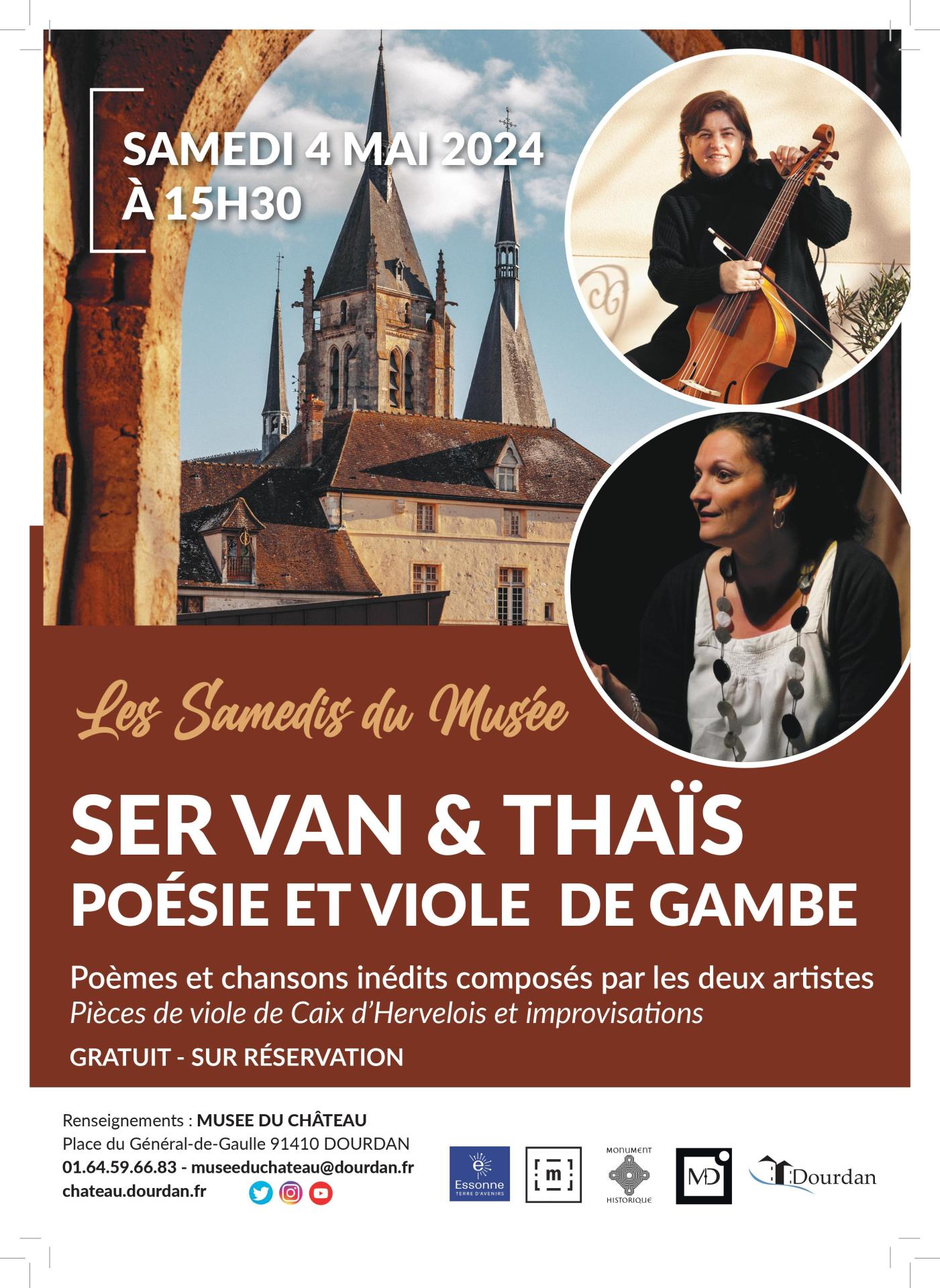 Chateau concert poesie et viole de gambe 4mai2024